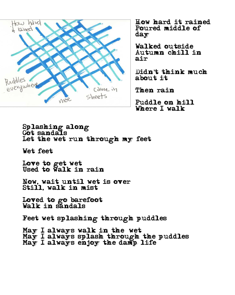 Damp Life — poem and illustration by Moe