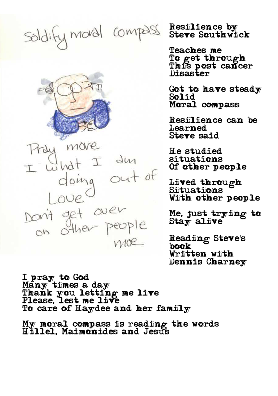 Moral Compass — poem and illustration by Moe